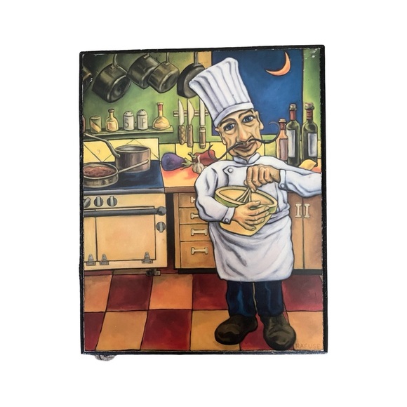 Vintage Set of (2) Will Rafuse 8x10 Wooden Wall Hanging Plaques - Picture 2 of 4